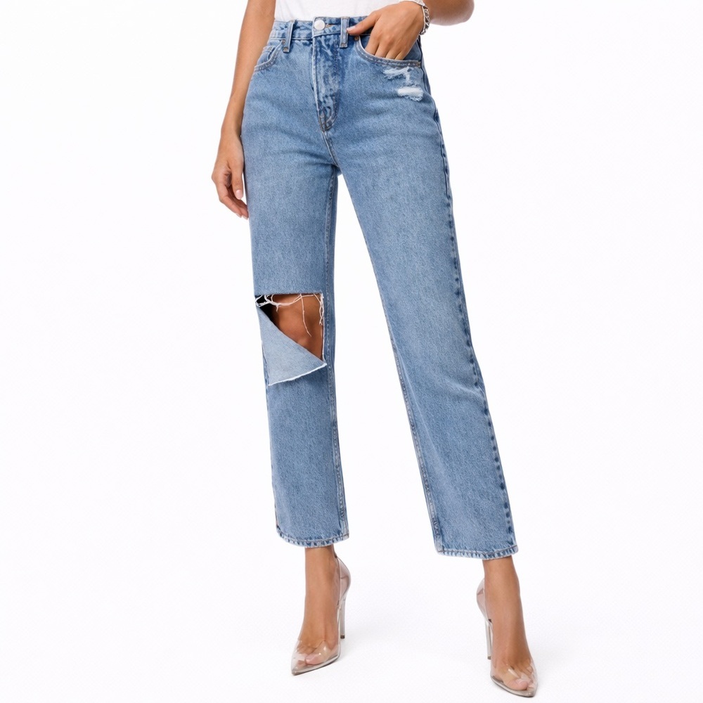 NWT GA 18 90s Duster Straight Leg mom Jeans 0291 womens vintage Good American
